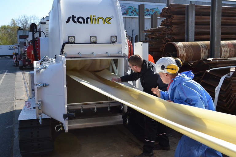 Sanierung einer Abwasserdruckrohrleitung DN 900 GG (PN 10)